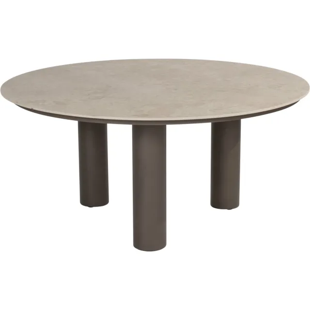4 Seasons Outdoor Arizona Diningtafel Terre - Ø160 cm bruin / terre, taupe