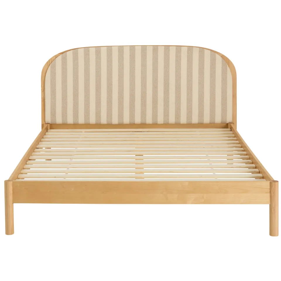 NOUS Living bed Carrie naturel Naturel streep