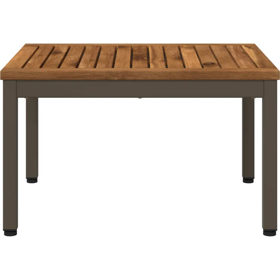 vidaXL Salontafel NAARDEN Natuurlijk en Koffie 49 x 60,5 x 36 cm bruin, foto 3