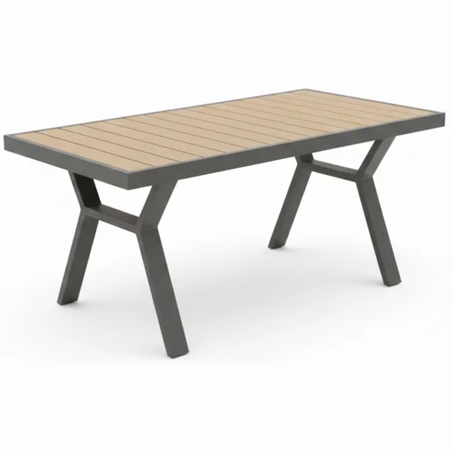 Belito Lotte Tafel - 138 x 80 x 68 cm - Antraciet - Hoog