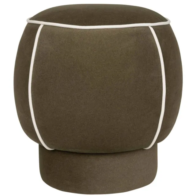 Housecraft Living Marina Poef Rond 45 cm Groen