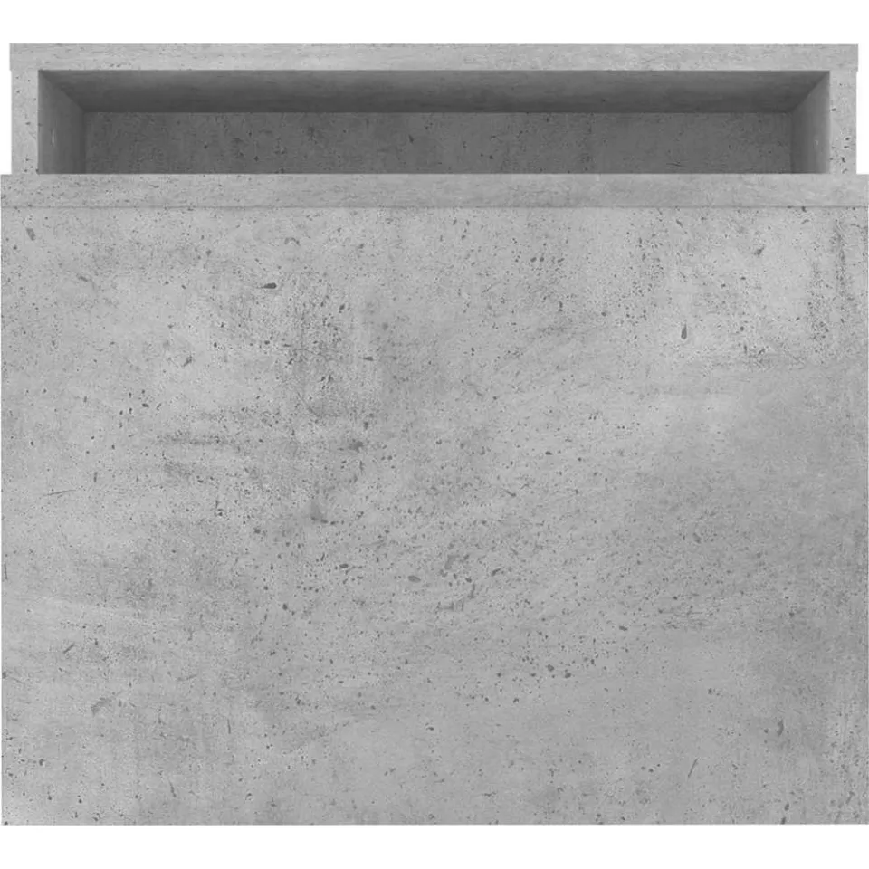 vidaXL Salontafelset 100x48x40 cm bewerkt hout betongrijs grijs, foto 4