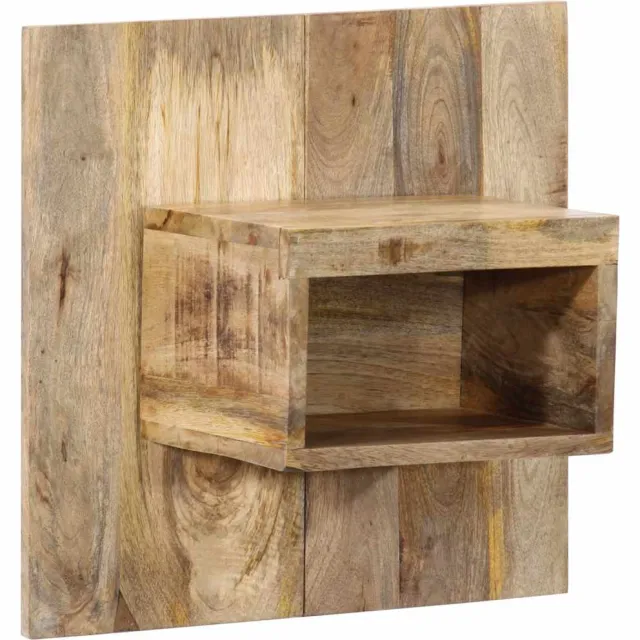 vidaXL Nachtkastje 50x27x50 cm massief ruw mangohout Bruin