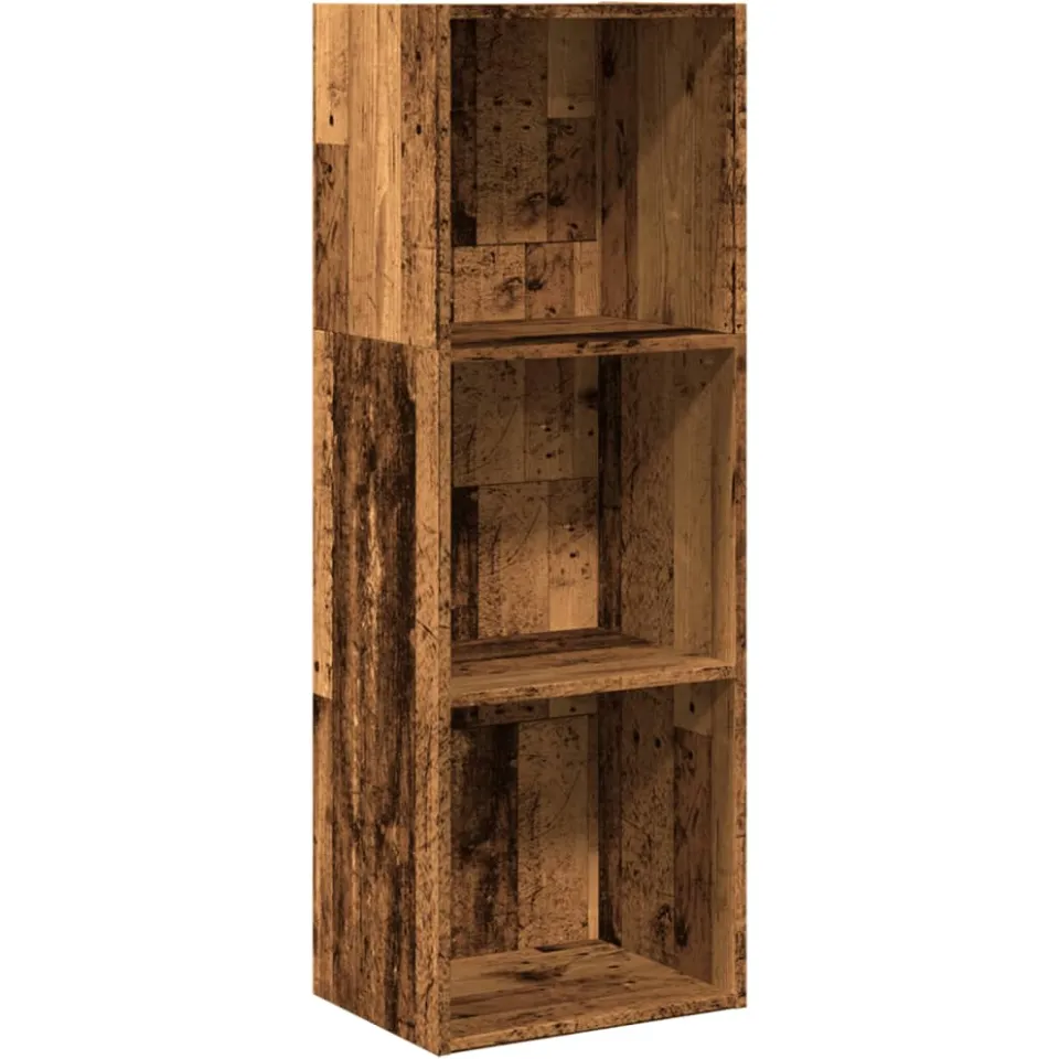 vidaXL Boekenkast 40x30x114 cm bewerkt hout oud houtkleurig bruin, foto 3