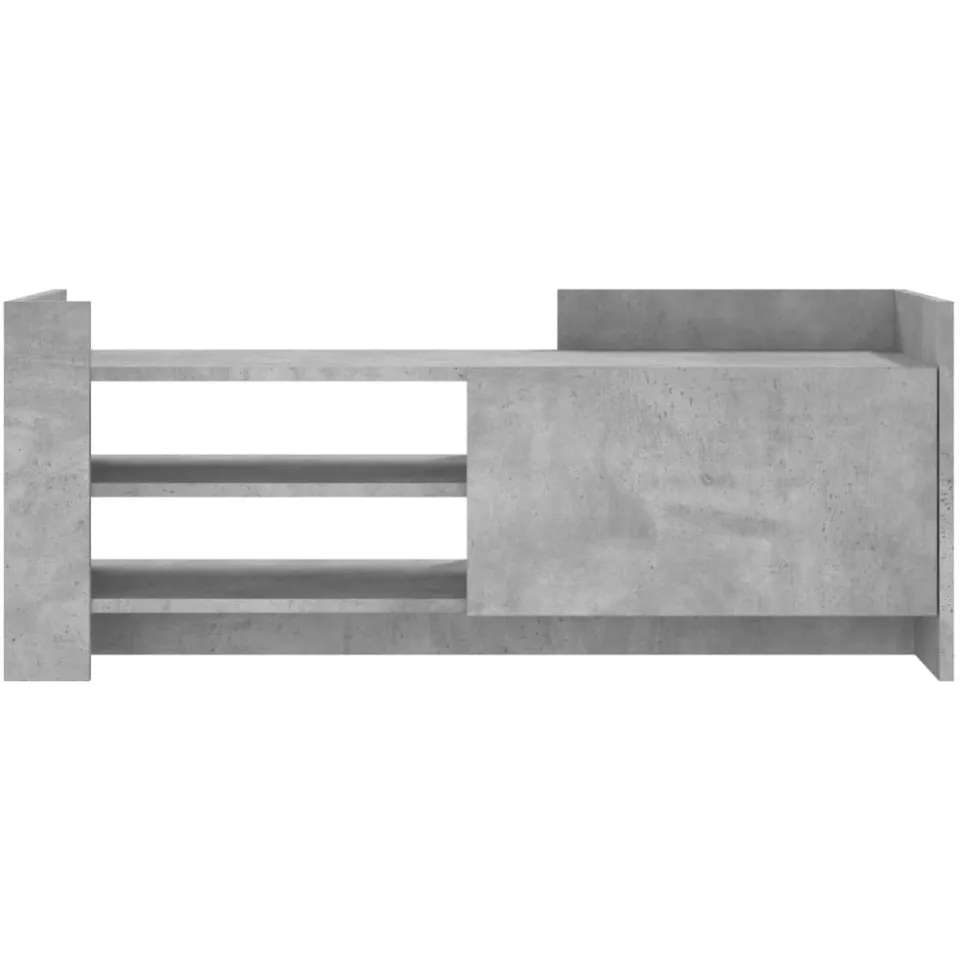vidaXL Tv-meubel 100x35x40 cm bewerkt hout betongrijs grijs, foto 3