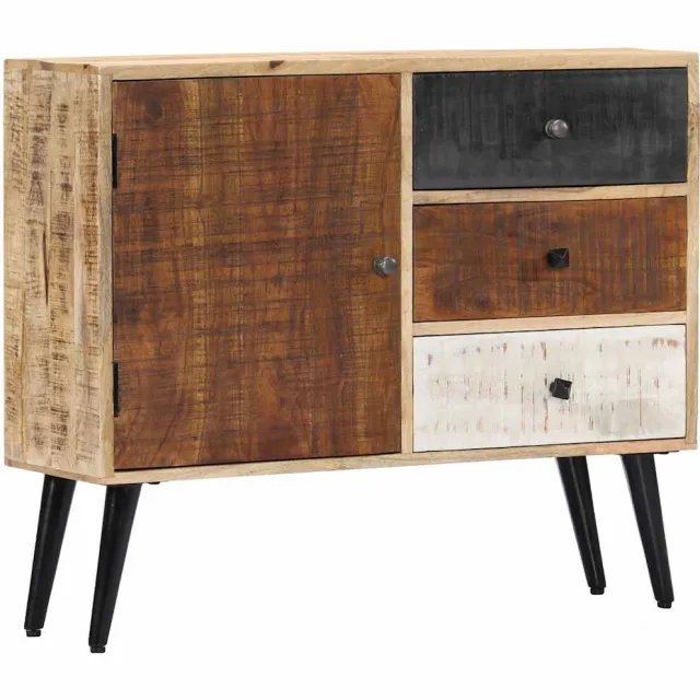 vidaXL Dressoir 88x30x73 cm massief mangohout Bruin