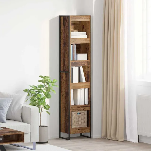 vidaXL Boekenkast 40 x 30 x 189,5 cm Bewerkt hout Oud Hout bruin, foto 2