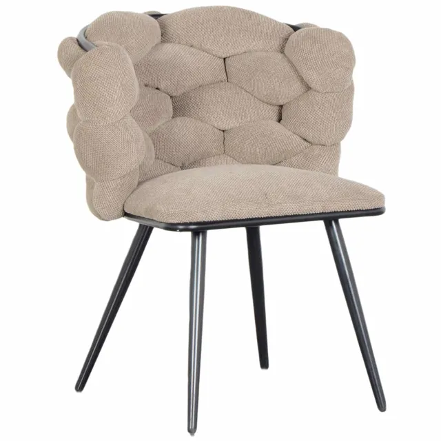 NordXL Rock chair chenille brown