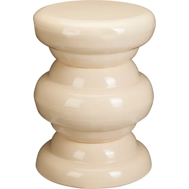 Home & Styling Collection Home Styling Collection - Bijzettafel - Metalen bijzettafel BORD, 41,5 cm Beige