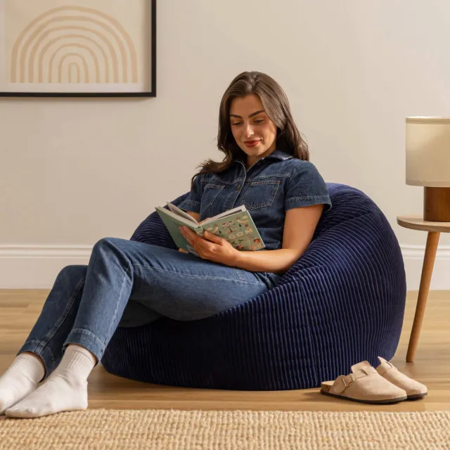 Icon Zitzak Fauteuil Kingston marineblauw, foto 2