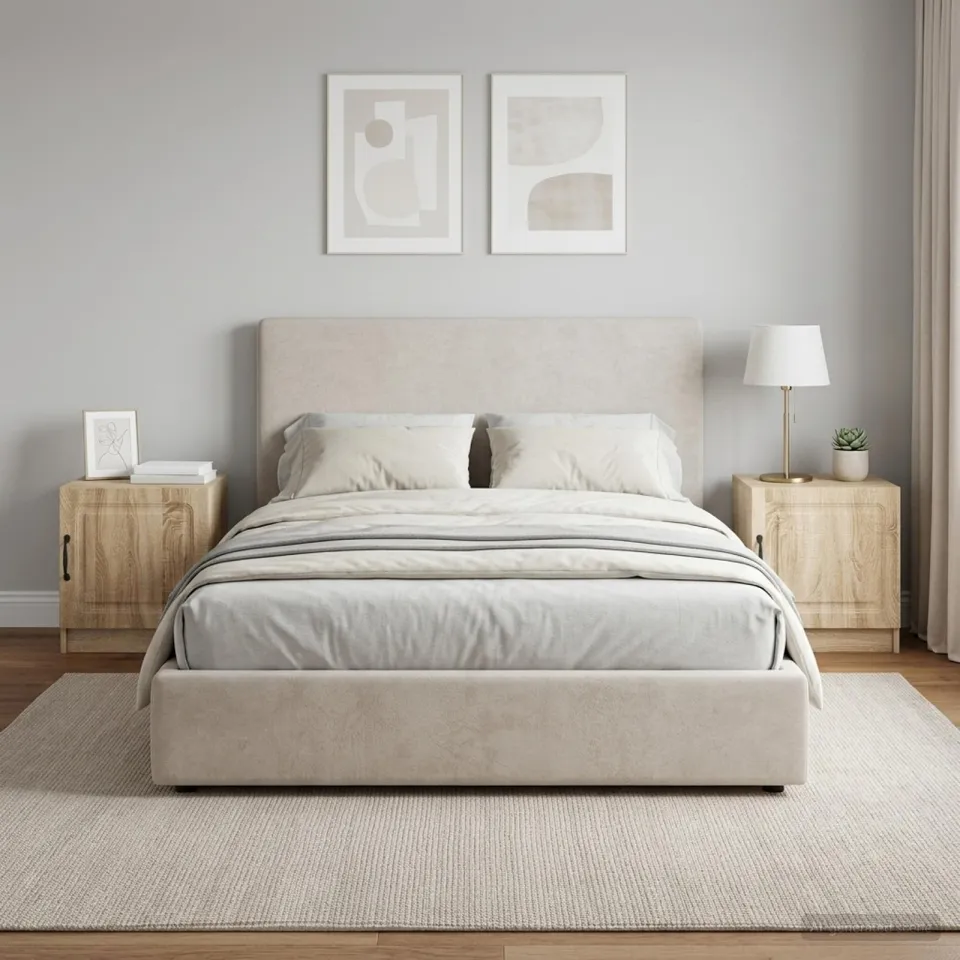 vidaXL Nachtkastje 2 st Sonoma Eiken 43 x 34,5 x 47 cm Bewerkt hout, foto 4
