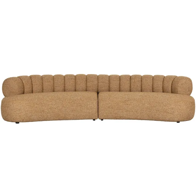 Dutchbone Duvane 4-zitsbank beige Bruin
