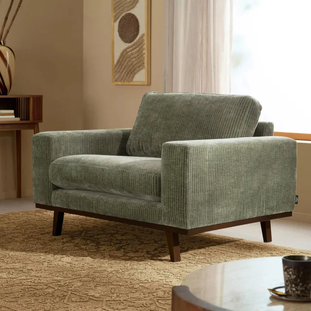 NOUS Living loveseat Torino groen, foto 2
