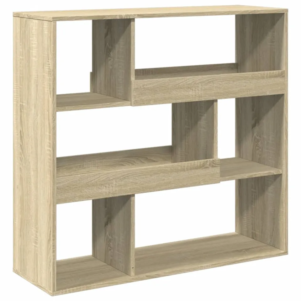 vidaXL Boekenkast / kamerscherm 100x33x94,5 cm sonoma eikenkleurig, foto 3