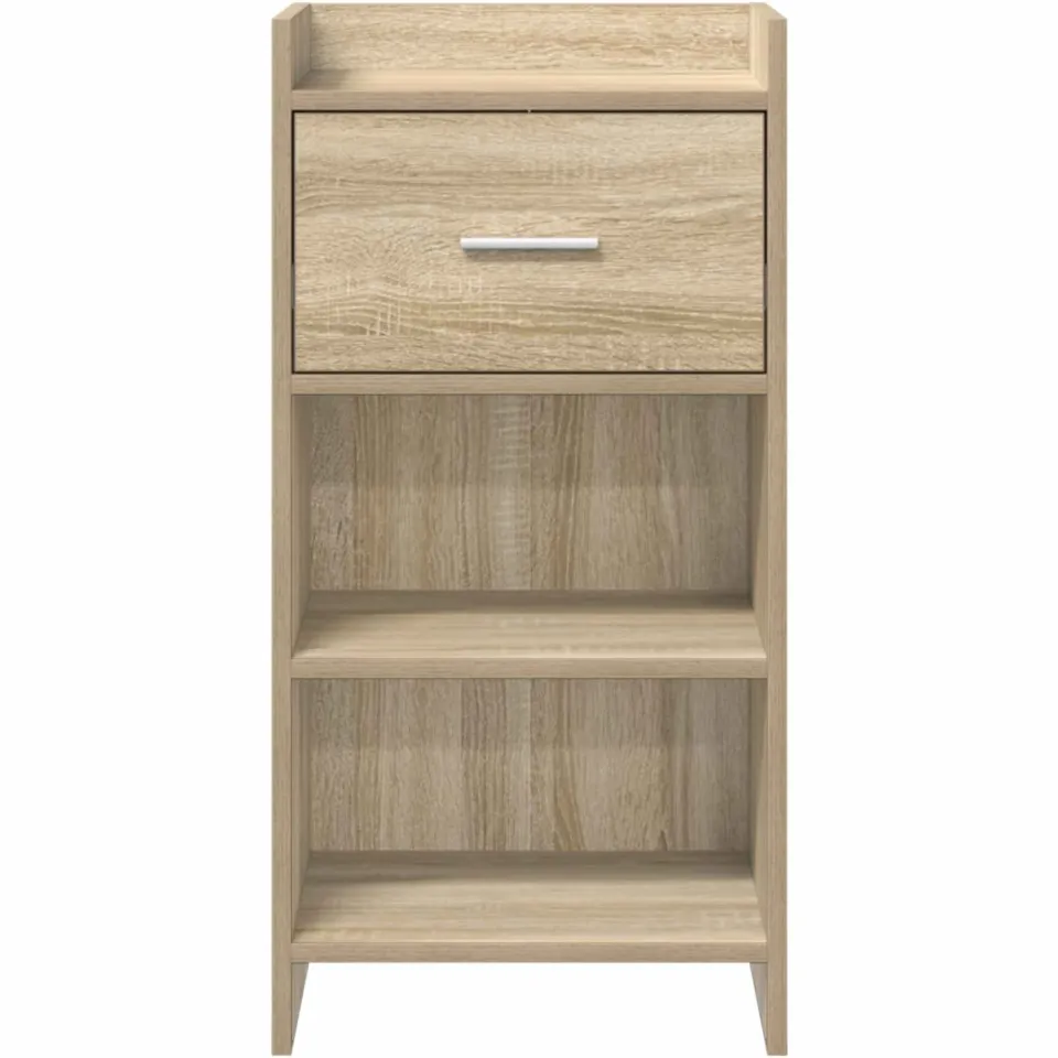 vidaXL Dressoir Sonoma Eiken 40 x 36 x 80 cm Bewerkt hout, foto 3