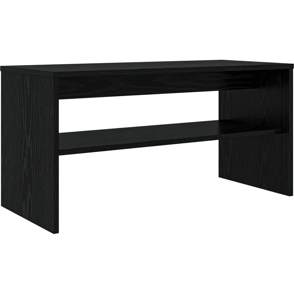 vidaXL TV-kast 80 x 35 x 40 cm Zwart Eiken Bewerkt hout, foto 3