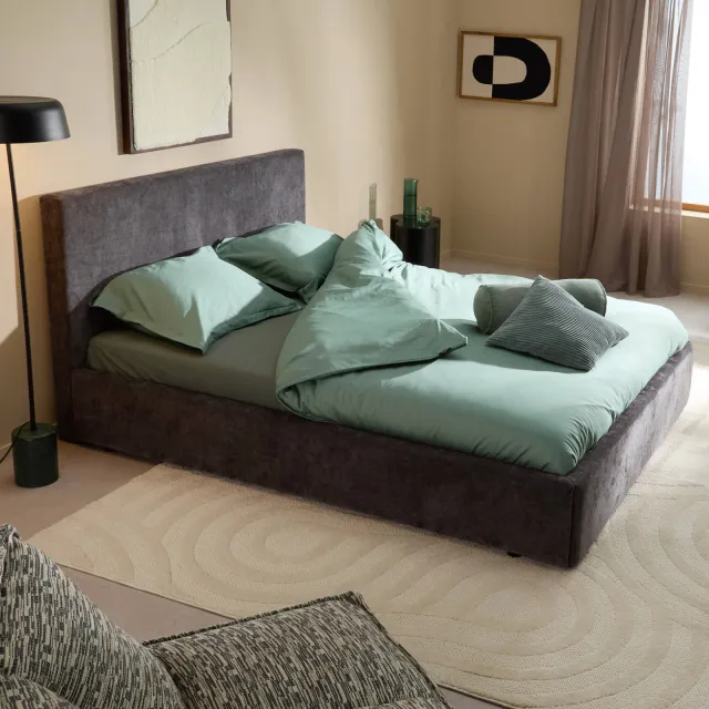 NOUS Living Agata bed antraciet