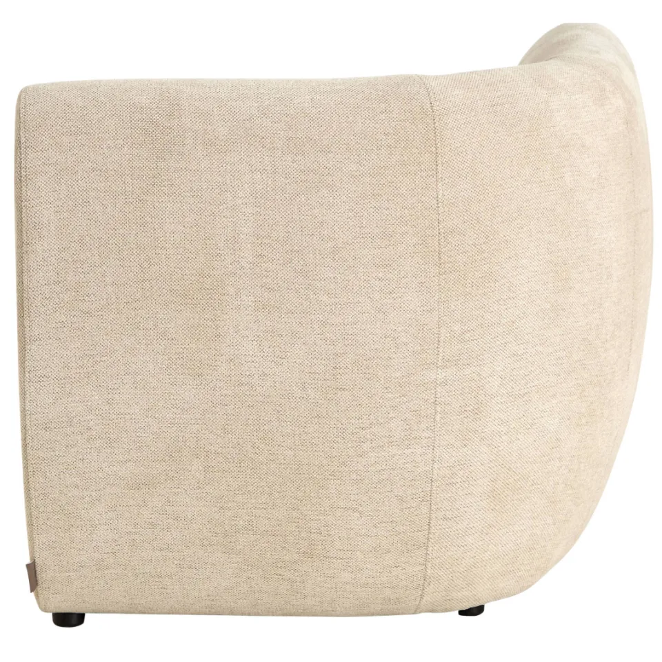 Studio LIVIT Delia hoekelement eetkamerbank beige, foto 6