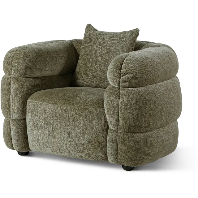 MASSIVMOEBEL24 .DE zetel SOFAS groen 100% polyester 119 x 76 x 94 cm