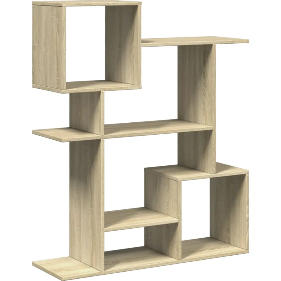 vidaXL Kamerscherm / boekenkast 92x29x112 cm hout sonoma eikenkleur, foto 3