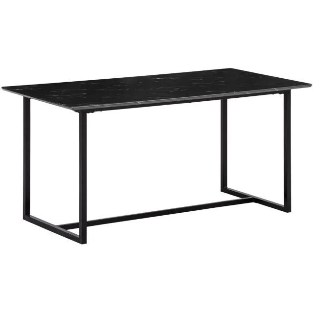Sky Style Duif 180 cm Eettafel Marmer / Zwart