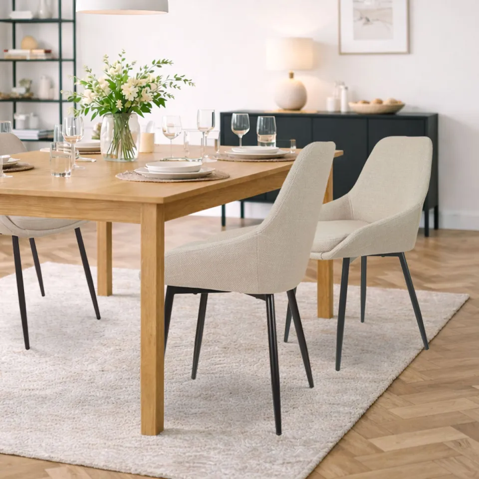 Nolon Vera eetkamerstoel beige, foto 2