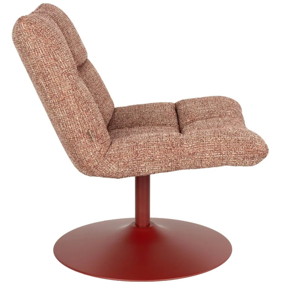 Dutchbone draaibare fauteuil Bar - rood, foto 3