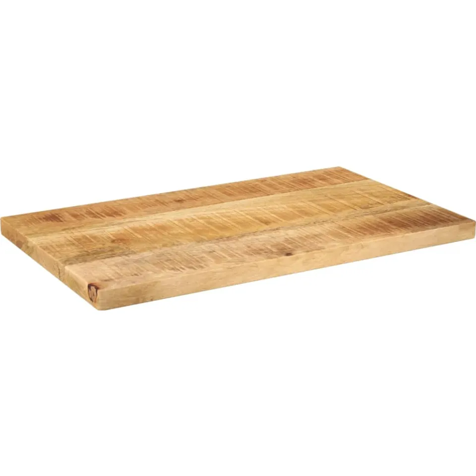 vidaXL Tafelblad rechthoekig 60x40x2,5 cm massief ruw mangohout Bruin