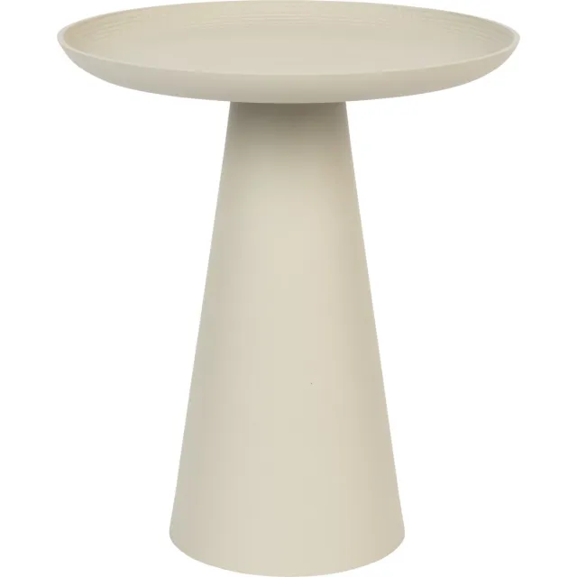 Housecraft Living Ringar Bijzettafel Rond 39,5x39,5 cm Metaal Wit