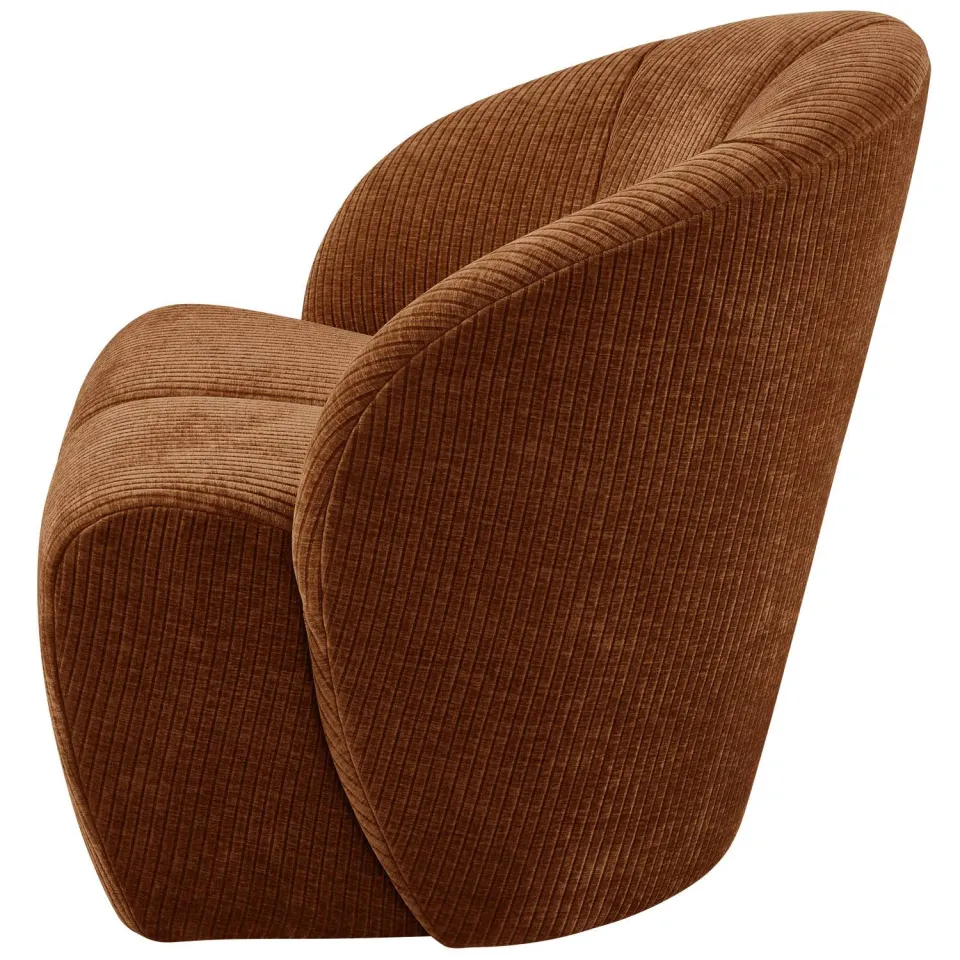 WOOOD Mojo Draaifauteuil - Bouclé - Beige Melange - 75x68x77, foto 3
