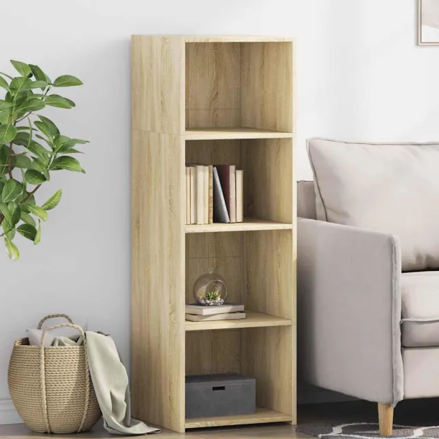 vidaXL Hoge kast 40x41x124 cm bewerkt hout sonoma eikenkleurig, foto 2