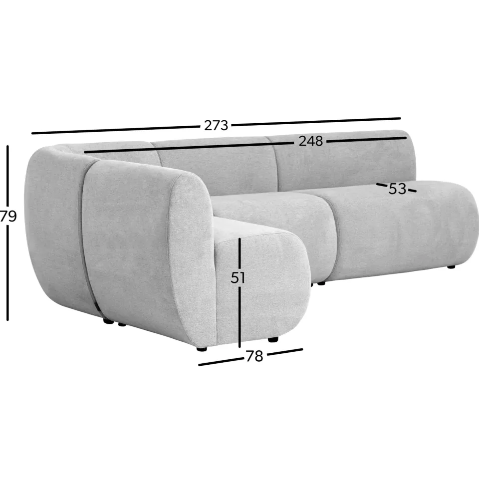 Studio LIVIT Delia eetkamerbank beige, foto 3