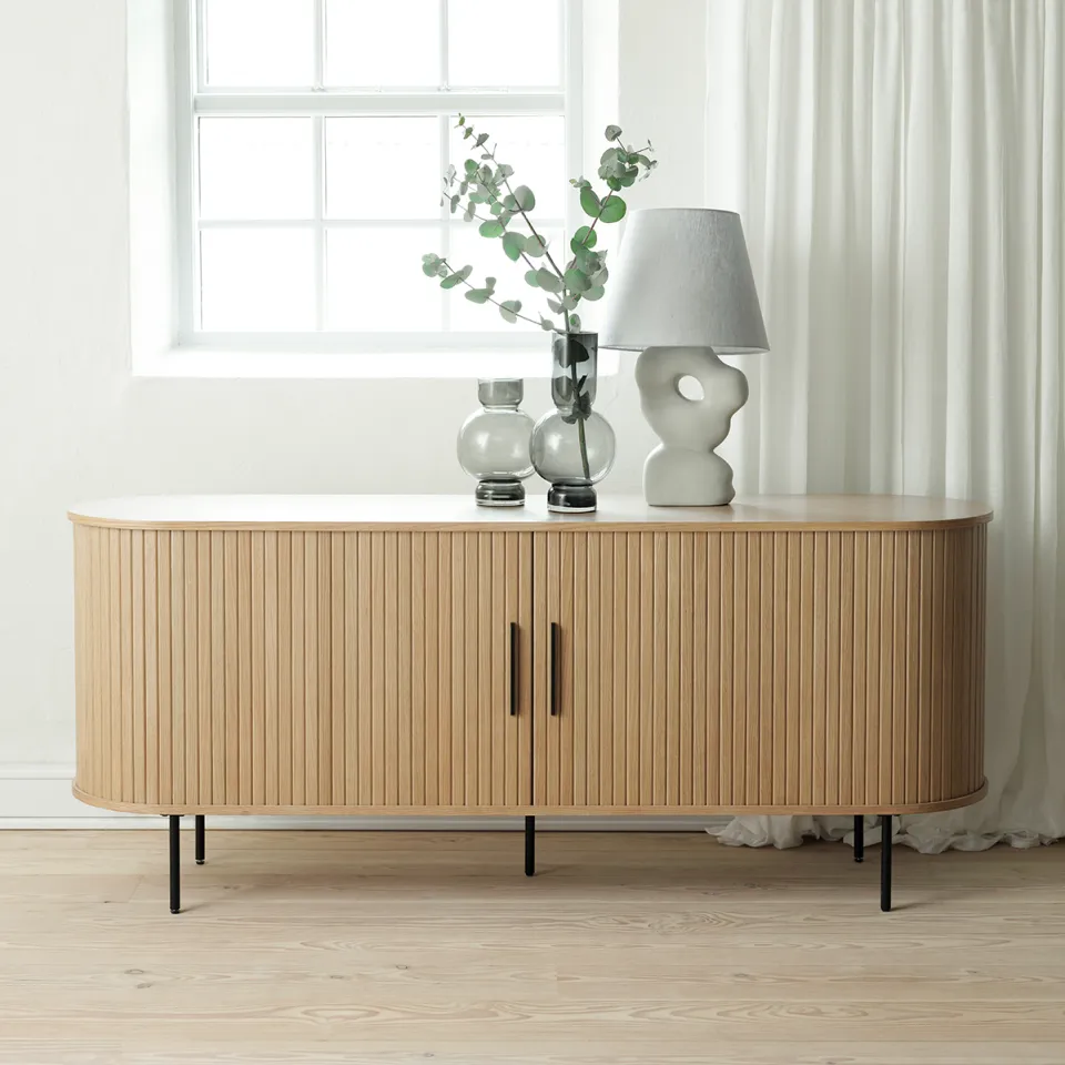 Olivine Lenn houten dressoir naturel - 180 x 45 cm, foto 2