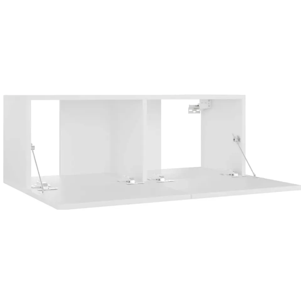 vidaXL Tv-meubel 80x30x30 cm bewerkt hout wit
