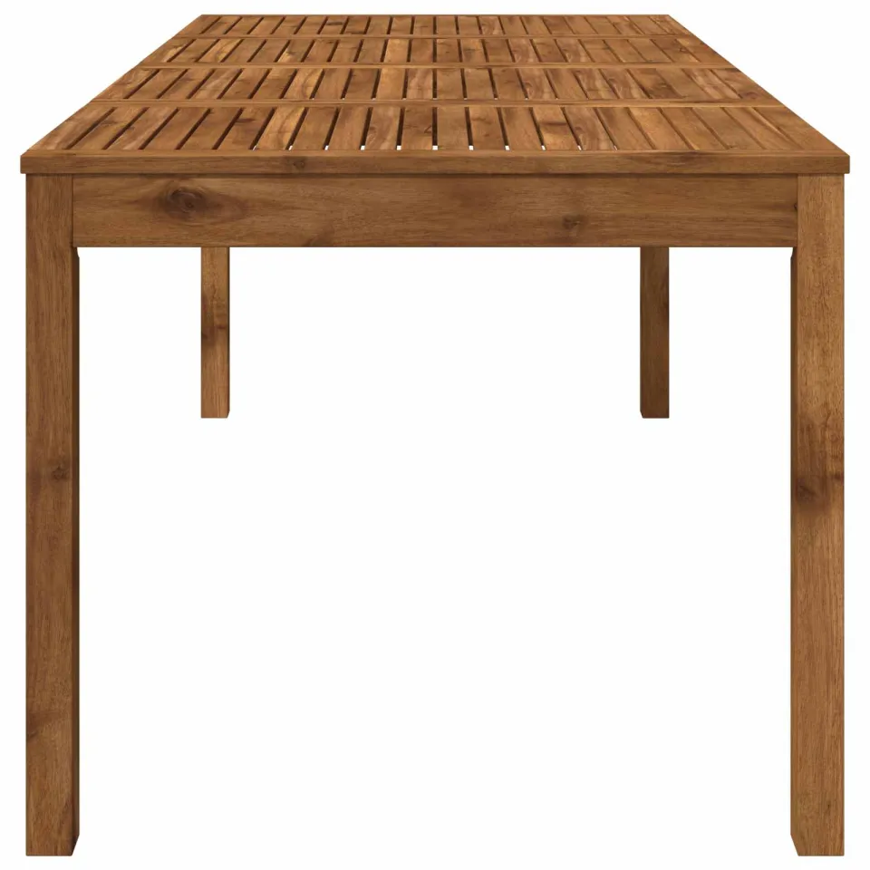 vidaXL Tuindiner tafel LAREN Naturel 180 x 88,5 x 75 cm, foto 4