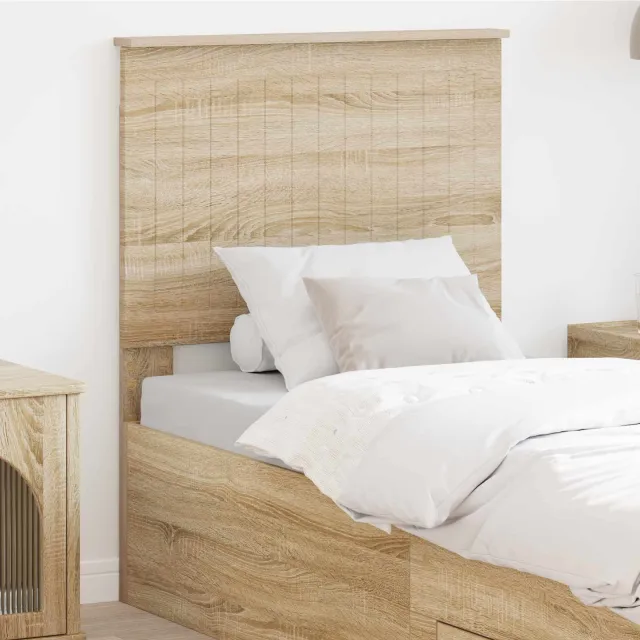 vidaXL Hoofdbord Sonoma Eiken Bewerkt hout Bruin