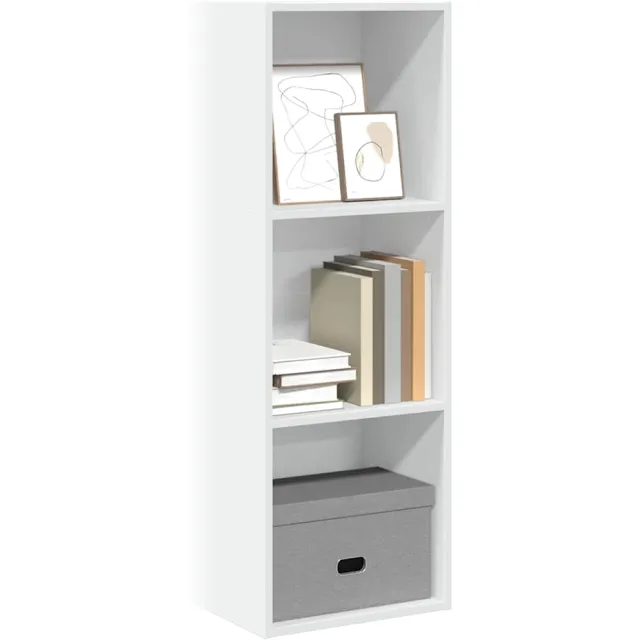 vidaXL Boekenkast 40x30x114 cm bewerkt hout wit