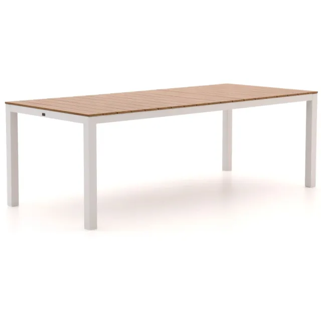Bellagio tuinmeubelen Bellagio Fidenza dining tuintafel 220x100x75cm wit, foto 2