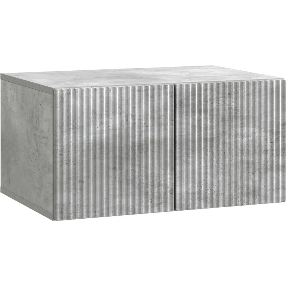 vidaXL Wandbeugel TV-kast 59,5 x 41 x 30 cm Betongrijs Bewerkt hout