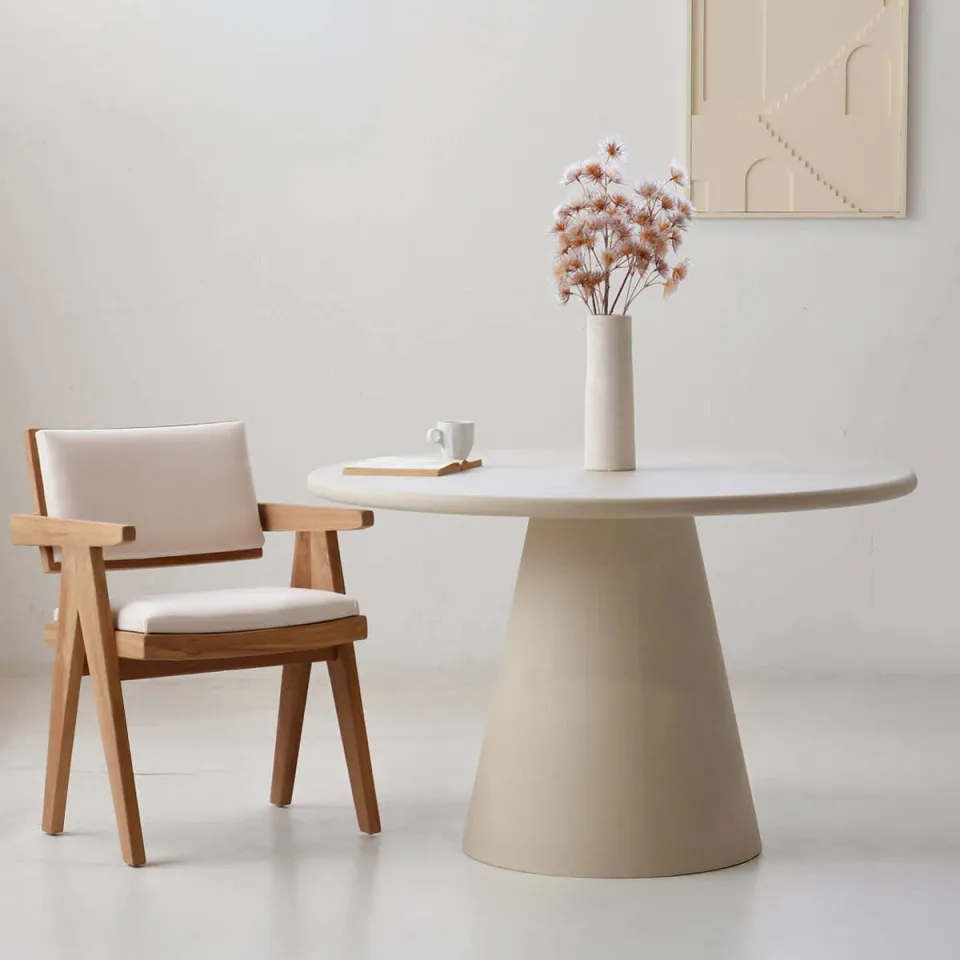 Giga Meubel Eettafel Fenna - Rond - MDF - 120cm, foto 3