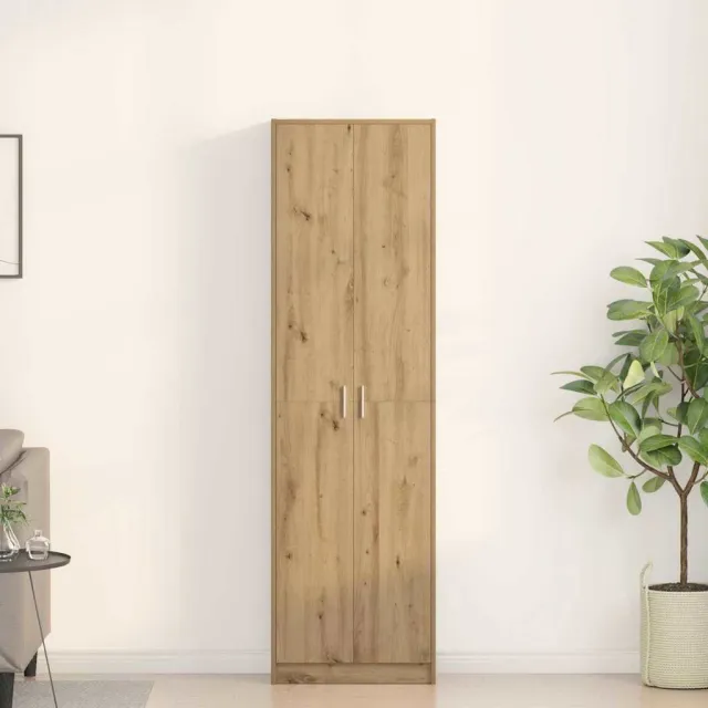 vidaXL Kledingkast Artisan Eiken 55 x 25 x 189 cm Bruin