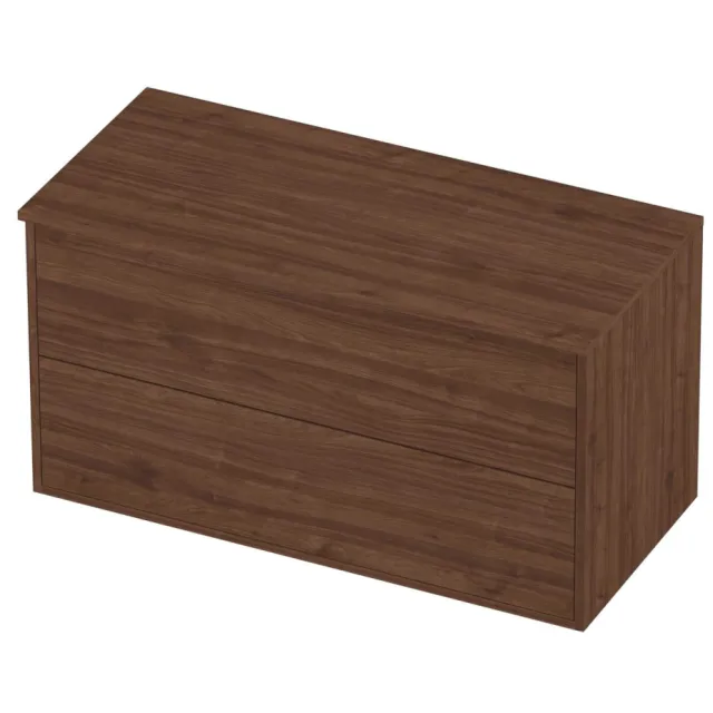 Proline Deck Badmeubelset Voor Grepen Symmetrisch Kader 100x46x54 cm Indian Walnut Houtlook