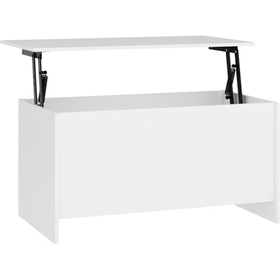 vidaXL Salontafel 102x55,5x52,5 cm bewerkt hout wit