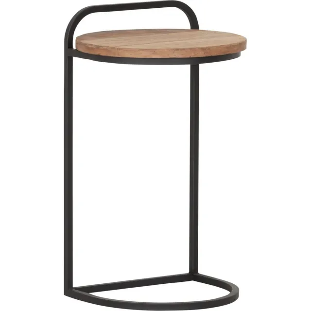 DTP Home Soho laptoptafel teakhout naturel - Ø35 x 60 cm