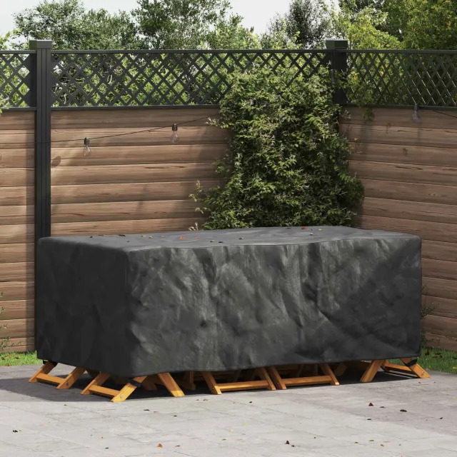 vidaXL Meubelhoes Effen Zwart 200 x 110 x 70 cm
