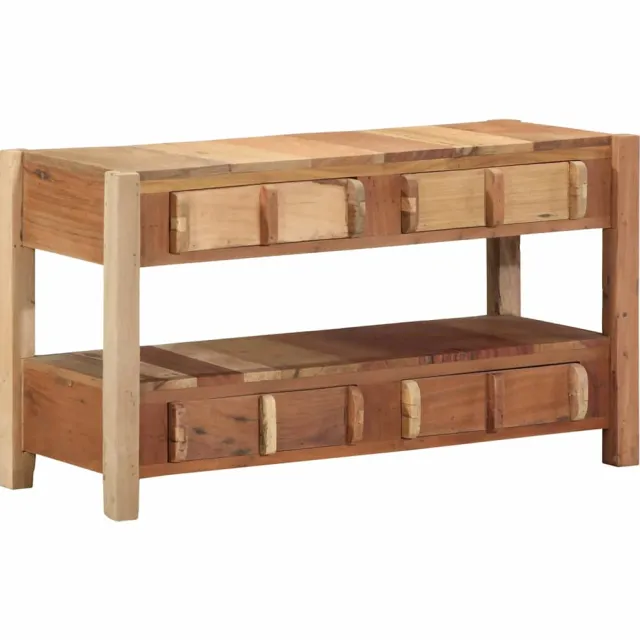 vidaXL TV-kast met lade Bruin 83 x 33 x 46 cm Massief Gerecycled Hout