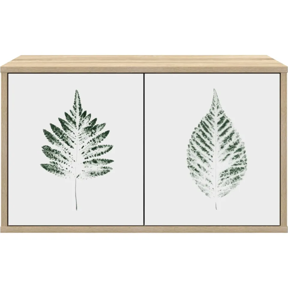 vidaXL Wandgemonteerd tv-meubel HANAU 69 x 33 x 40 cm Sonoma Eiken, foto 4