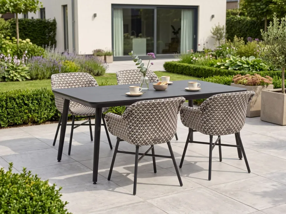 Hartman tuinmeubelen Hartman Delphine/Sophie Studio 170cm dining tuinset 5-delig, foto 4