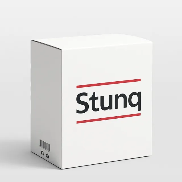 Stunq Ronde Bijzettafel Zwart Metaal met Opbergplank