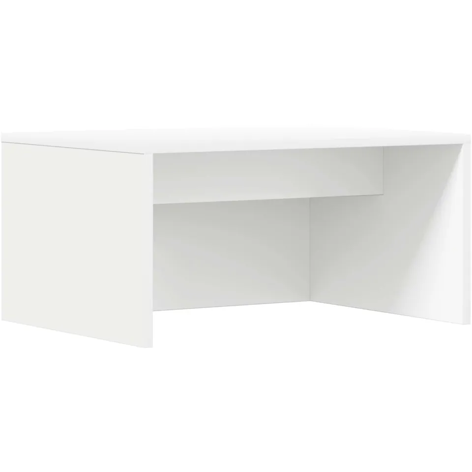 vidaXL Wandbureau Wit Bewerkt hout 60 x 45 x 30 cm, foto 3